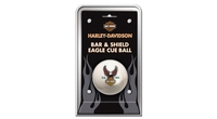 Harley-Davidson bar and shield eagle cue ball 2 1/4 inch