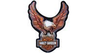 Harley Davidson Bar and Shield Eagle logo shaped tin sign