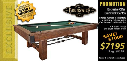 Brunswick Canton model special offer