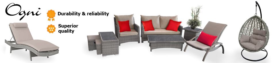 Outdoor seating sets and sofas                                                                                                                                                                                                                                 