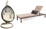 Lounge and hanging chairs                                                                                                                                                                                                                                      