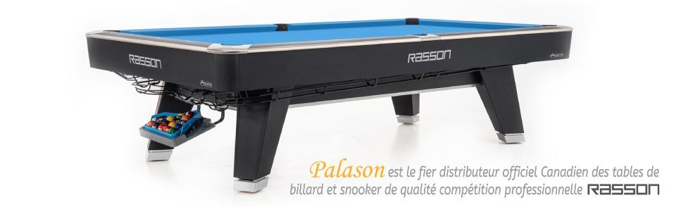 Tables de billard de qualité professionnelle Rasson