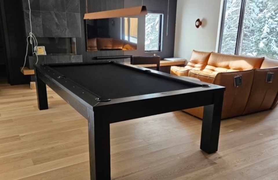 Custom pool table construction by Palason Billiards