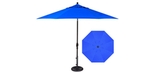9' Cobalt Blue Octagonal Patio Umbrella Parasol by Treasure Garden