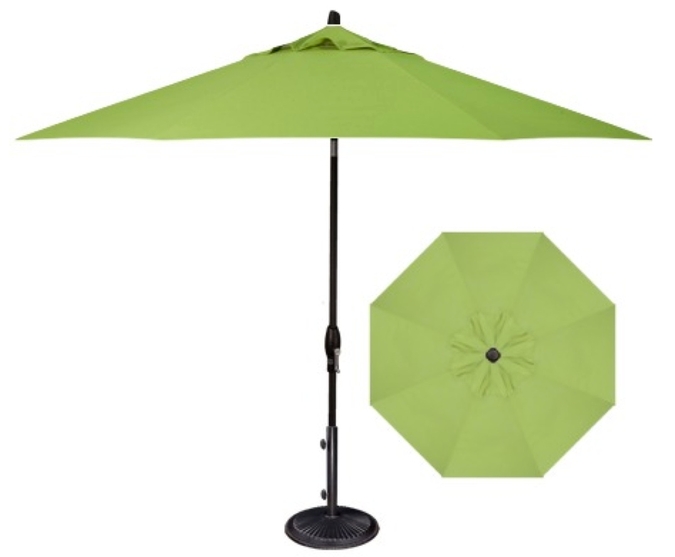 Patio Umbrella Parasol 9 Foot Kiwi Green - Treasure Garden Obravia Umbrella Repair