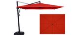 Parasol de jardin rectangulaire rouge 10 x 13 pieds Treasure Garden