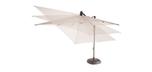 Parasol de jardin rectangulaire rouge 10 x 13 pieds Treasure Garden