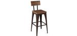 Tabouret de style industriel Amisco Upright 40264