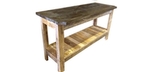 Industrial bar table - Recycled wood and repurposed slate