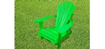 Chaise Adirondack en bois de cèdre Canadien
