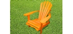 Chaise Adirondack en bois de cèdre Canadien