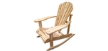 Adirondack Rocking Chair in white Cedar