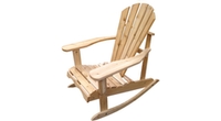 Chaise berçante Adirondack en cèdre blanc