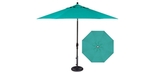 Parasol bleu pâle 9 pied Treasure Garden pour terrasse