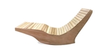 Chaise longue berçante en bois Ogni Balance