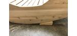 Chaise longue berçante en bois Ogni Balance