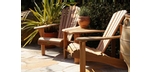 Chaise Adirondack en bois de cèdre rouge