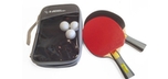 Karate ping pong table tennis paddle set of 2 rackets and 3 balls