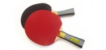 Ensemble Tennis de Table 2 raquettes Karate et 3 balles de pingpong