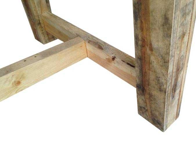 White Cedar wood outdoor dining table