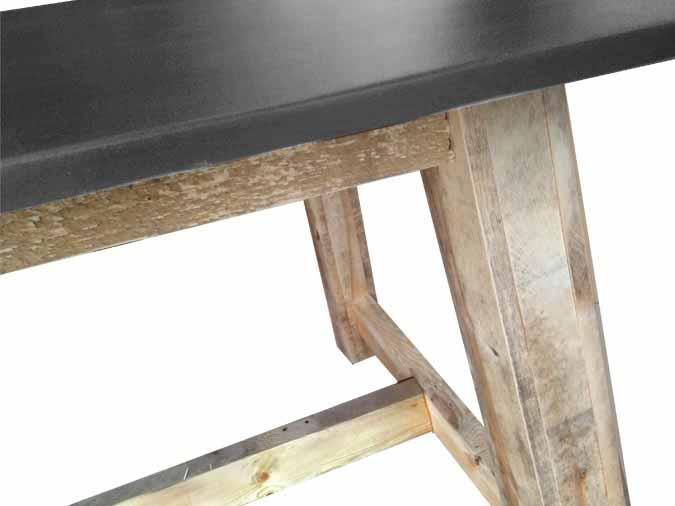 White Cedar wood outdoor dining table