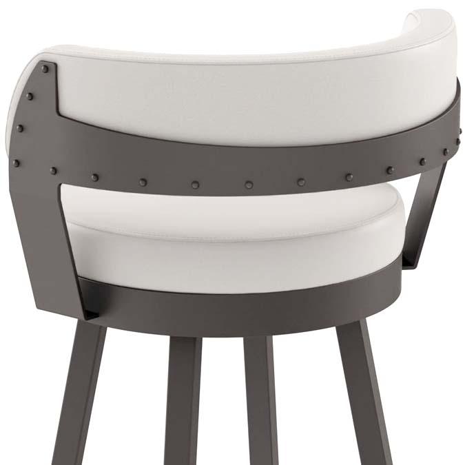 Rus Metal Rivet Modern Bar Stool