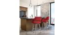 Sorrento modern bar stool by Amisco