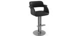 Positano black modern kitchen stool