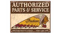 Indian antique motorcycle retro reproduction metal sign