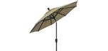 Parasol de balcon 7½ pieds beige sable Treasure Garden
