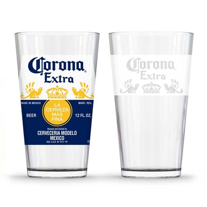 Ensemble de 2 verres à bière Corona