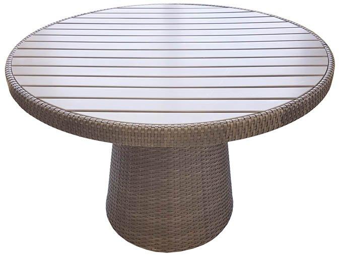 Delia 44 inch round outdoor table
