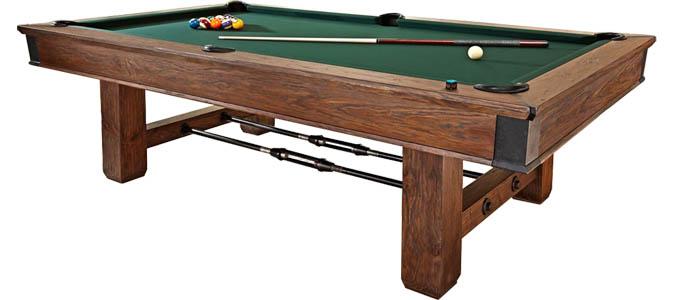 Table de billard Brunswick Canton de style industriel rustique