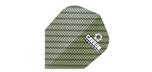 Plumes de dard Harrows Carbon vert 1204