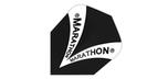 Plumes de dards noires Harrows marathon 1500