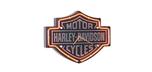 Harley Davidson shield logo neon bar clock