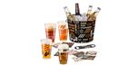 Ensemble cadeau sceau à glace et verres Harley Davidson