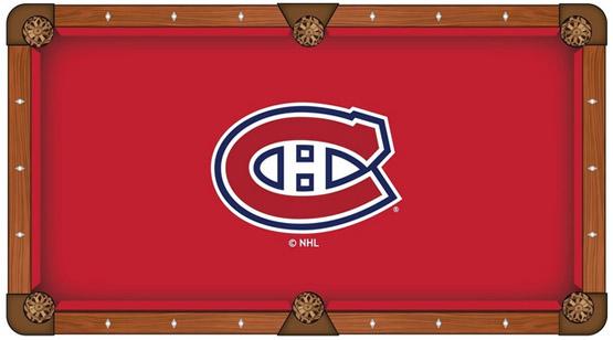 Tapis de billard Canadiens de Montréal LNH 4 x 8