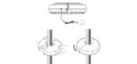 Lumière de parasol jardin DEL avec haut-parleur Bluetooth