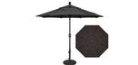 Parasol de marché noir 7½ pieds Treasure Garden