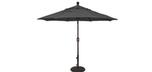 Parasol de marché noir 7½ pieds Treasure Garden