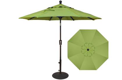 7 Foot Lime Green Market Umbrella