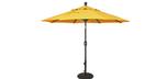 7½ foot lemon yellow market umbrella