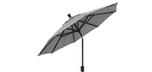 7½ foot silver grey market umbrella by Treasure Garden