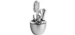 6 piece bar tool set made of stainless steel