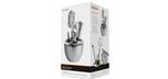 6 piece bar tool set made of stainless steel