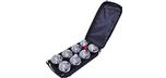 Petanque outdoor game set with balls and case