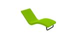 Siesta poly-composite turquoise lounge chair
