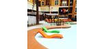 Siesta poly-composite turquoise lounge chair