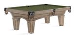 Brunswick Allenton 8 foot rustic pool table in driftwood finish